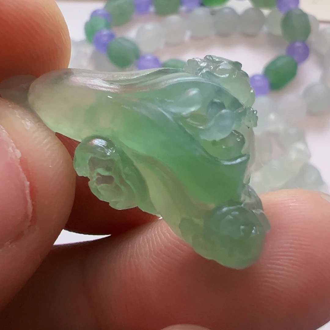 定制翡翠未镶嵌a****n花