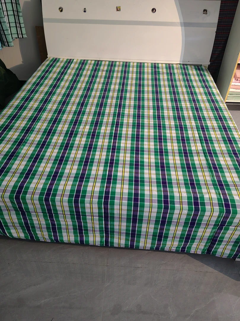 贵州黔西南册亨金元土布水洗棉全棉床单条纹格子大床隔脏