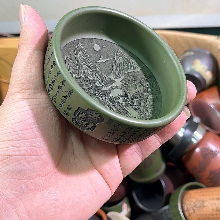 茶杯紫砂全手工紫砂主人杯