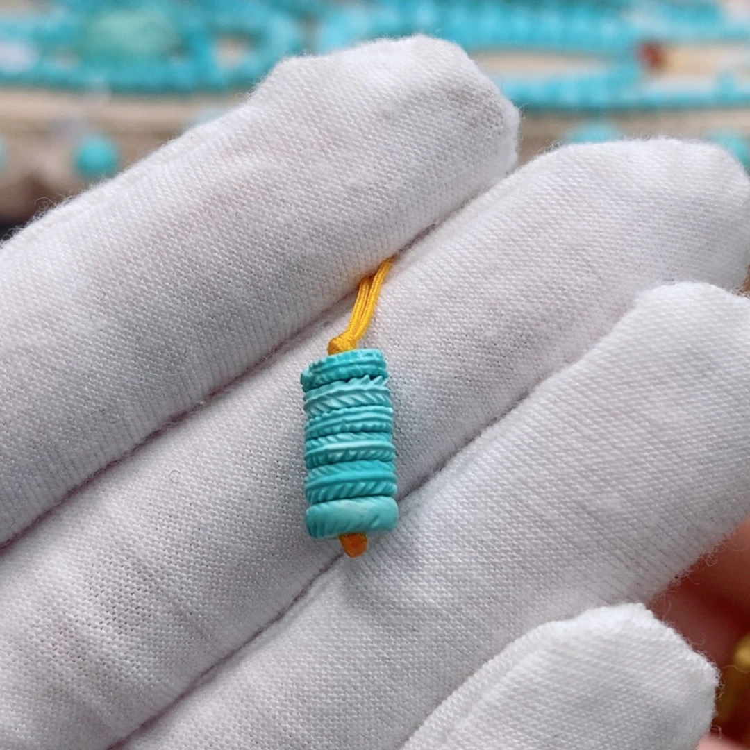 绿松石未镶嵌珠宝奇石6mm