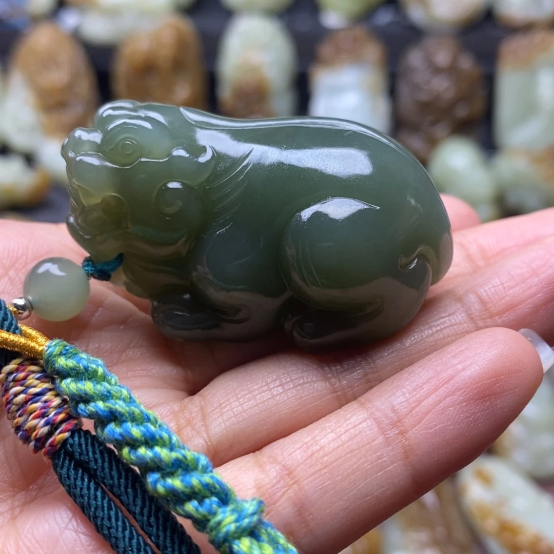 吊坠(不含链)未镶嵌和田玉（糖玉）