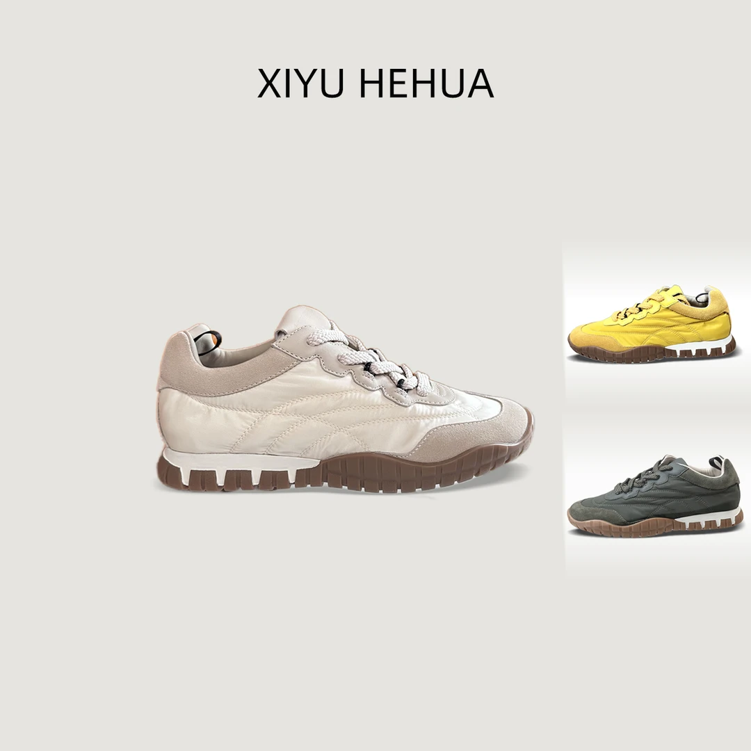 谬25新款阿甘舒适运动鞋复古系轻便透气百搭平底运动低帮鞋女款