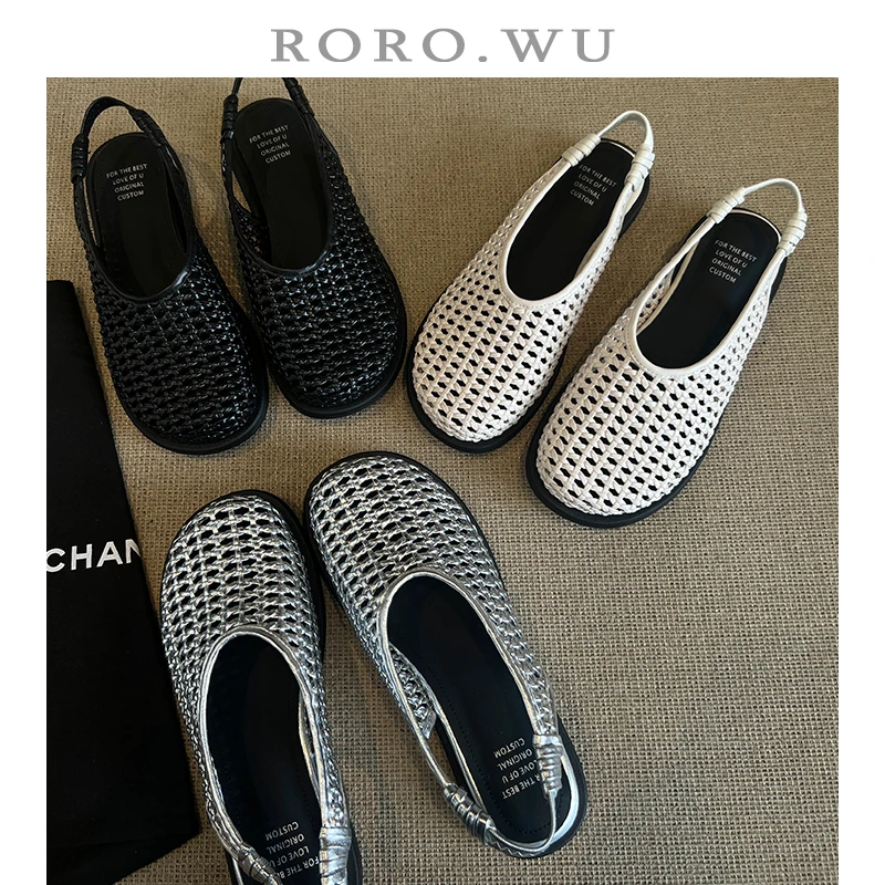 娆娆吴·夏季个性简约时尚透气甜美日常包头百搭通勤凉鞋T210