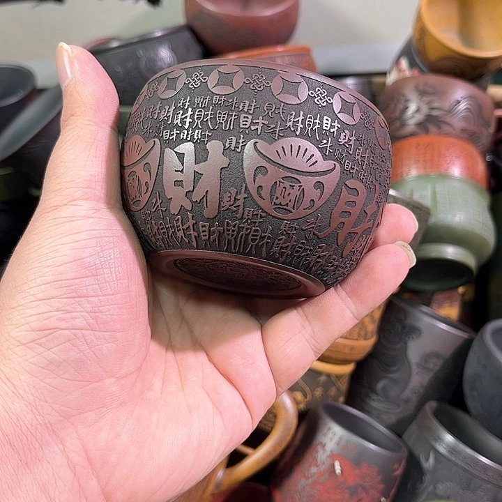 茶杯紫砂全手工紫砂主人杯