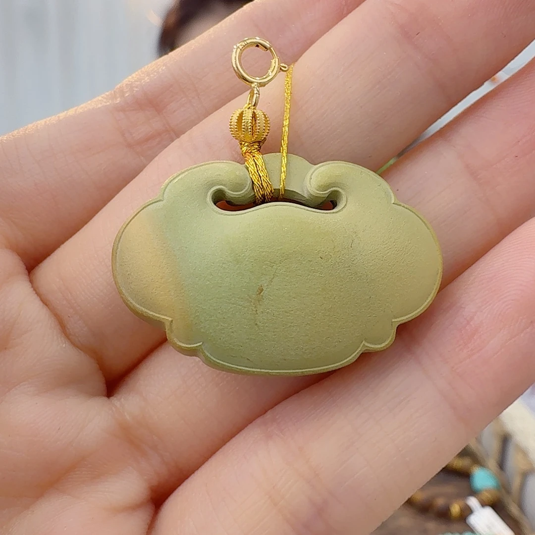 绿松石18K金镶嵌珠宝奇石