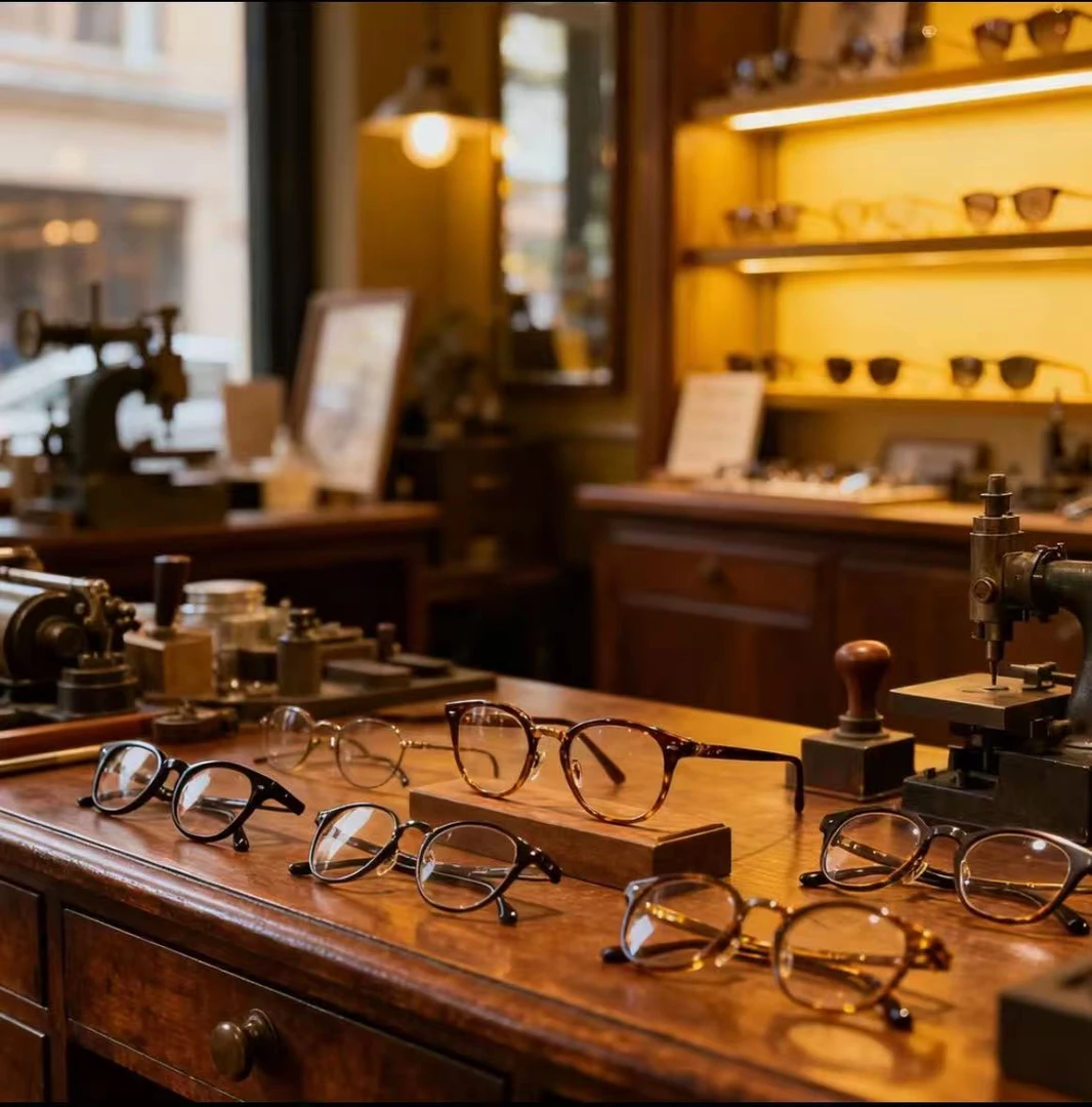 配镜-【镜框加镜片】钛架时尚文艺复古高品质镜框流行眼镜