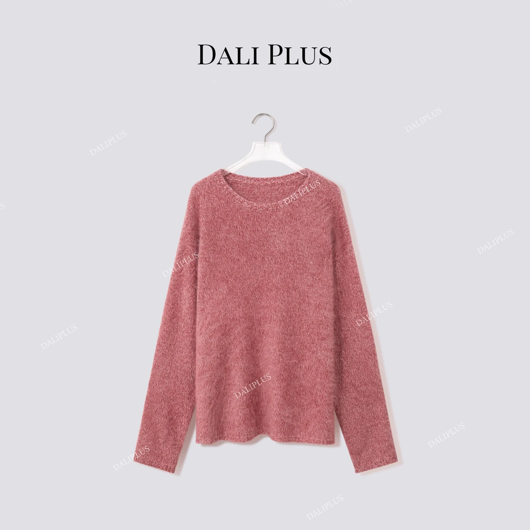 DALI PLUS“山羊绒拉绒+绵羊毛毛衣” 套头针织-D5CH5349