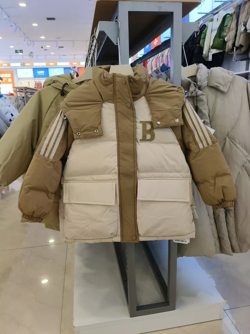 2024儿童冬季羽绒服9806米色