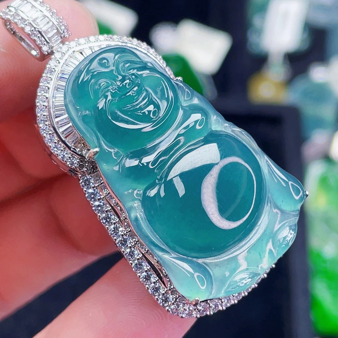 翡翠未镶嵌颈饰2，