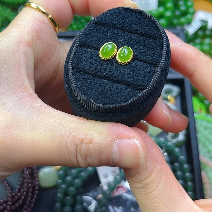 和田玉银S925镶嵌颈饰