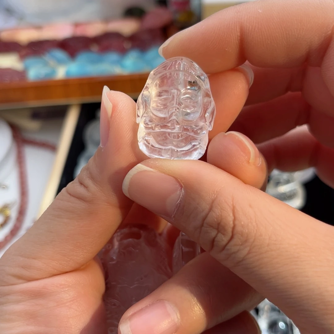 水晶颈饰未镶嵌付*鑫白水象神95