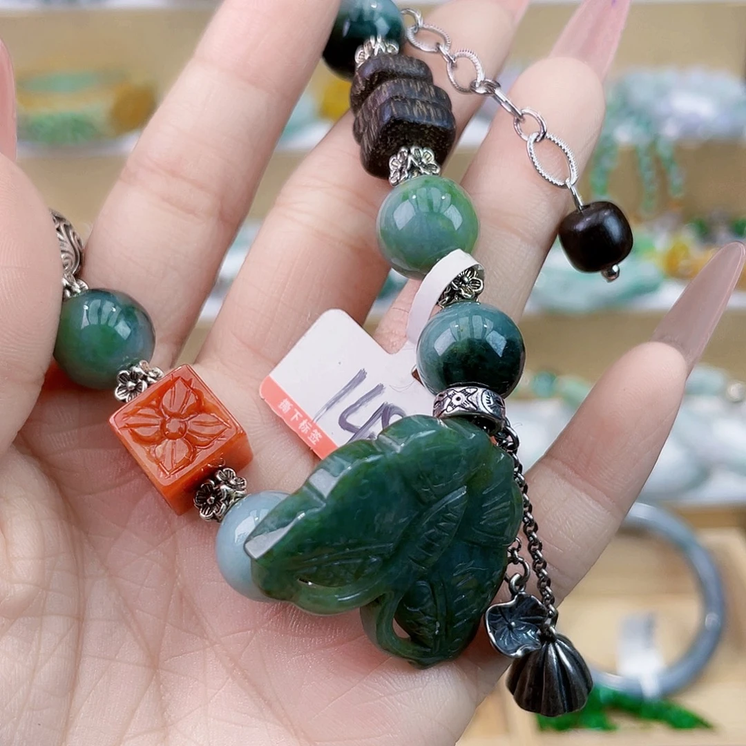 翡翠未镶嵌手链手链