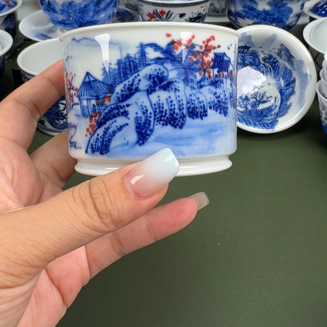 景德镇景德镇纯手工手绘茶器蒙蒙345