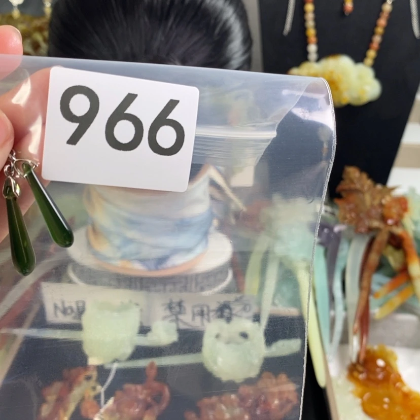 【闪购商品】岫玉发饰未镶嵌晓*