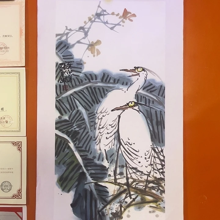 国画张圣敏先生纯手绘作品