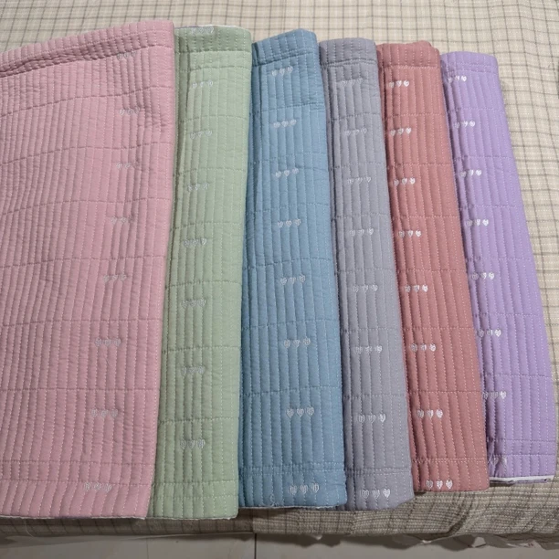 水母床裙爱心大号枕套(1对)