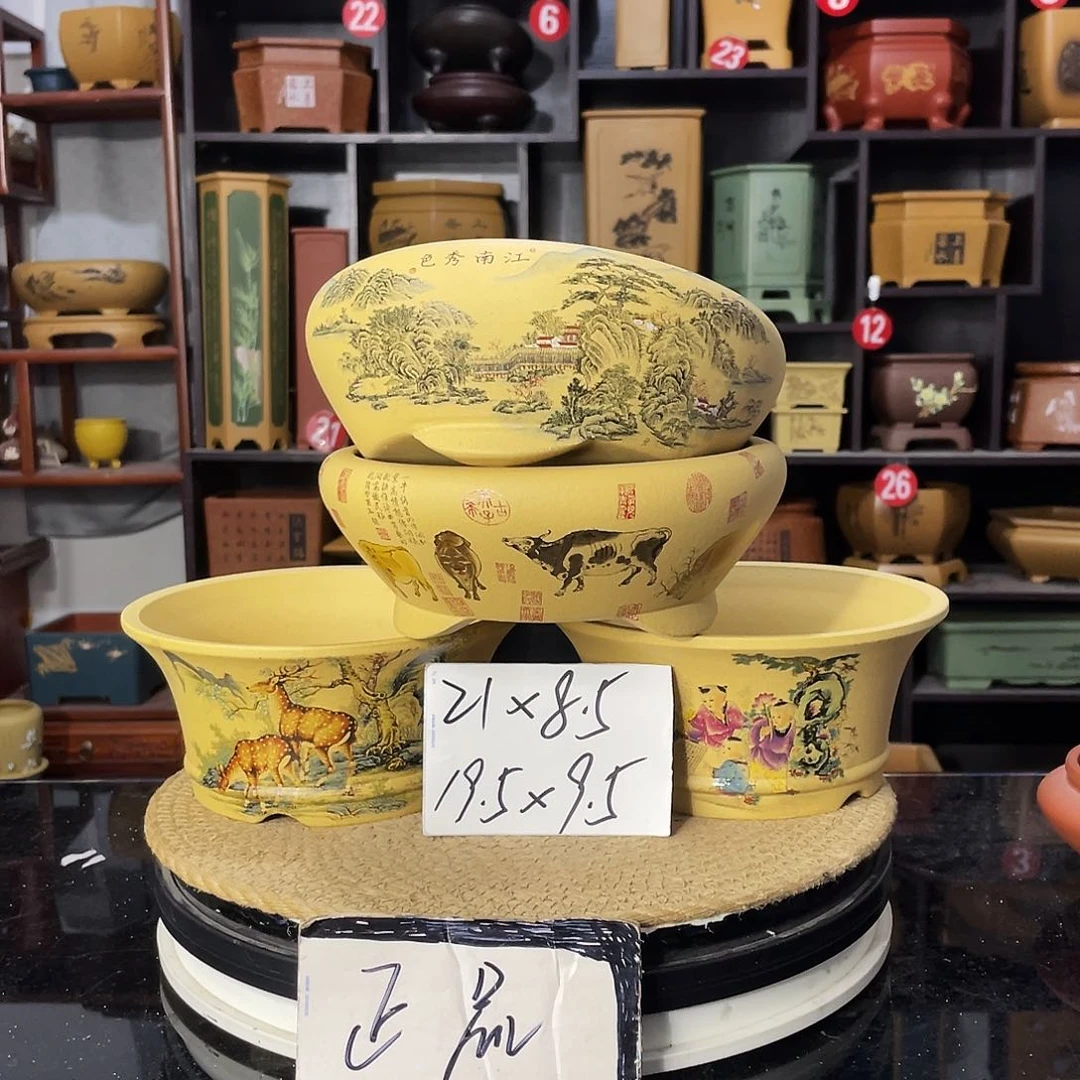 D-盆尚好紫砂花盆