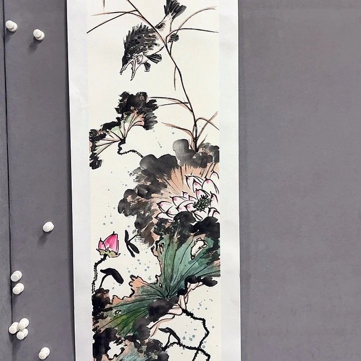 国画亲笔手绘放心去藏