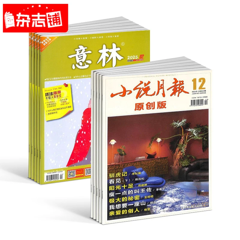 意林+小说月报原创版组合订阅 2026年一月起订 1年订阅 励志故事