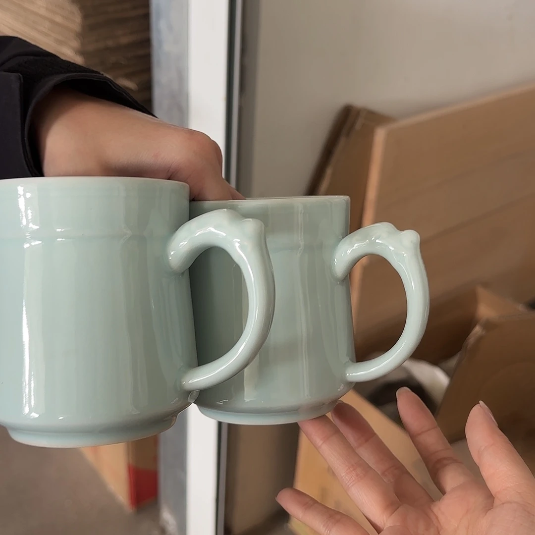 龙泉云间青瓷小米茶器