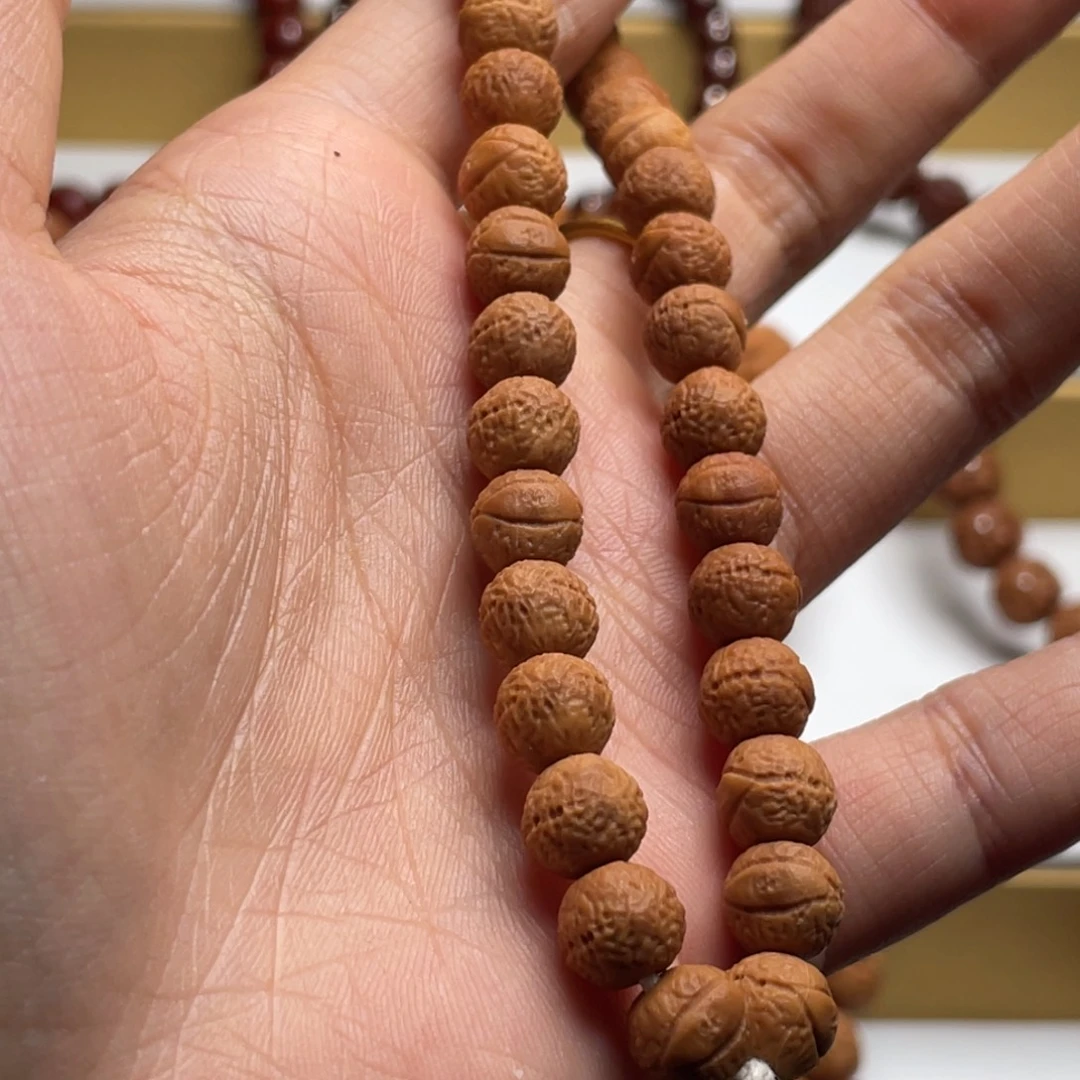 赛***歌猴头核桃吊坠全品8mm【镶金款】猴头凤眼