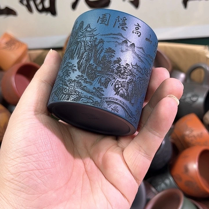 茶杯紫砂全手工紫砂主人杯