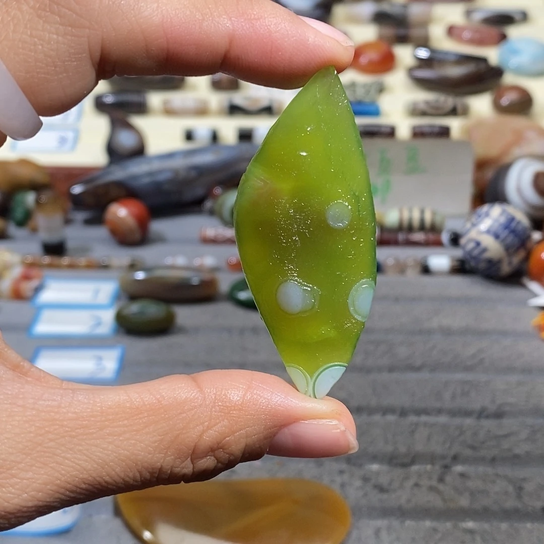璟***岚玛瑙/玉髓合金颈饰
