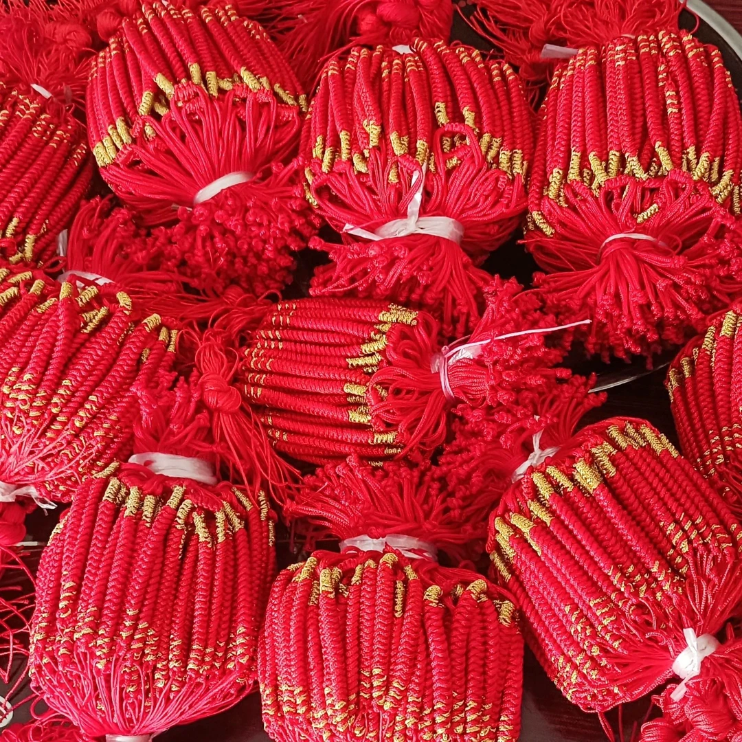 非金属锦纶手链 非金属锦纶红绳手链 金刚结手工编织可调节长度