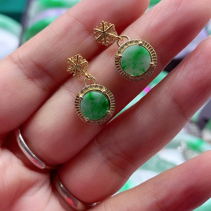 翡翠银S925镶嵌颈饰翡翠