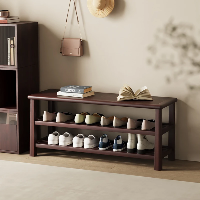 中式榫卯90长换鞋凳休息凳家用坐具家用鞋架子穿鞋凳