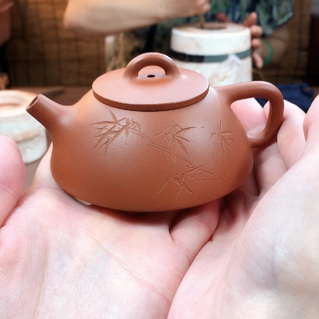 茶壶紫砂石瓢 （红泥）