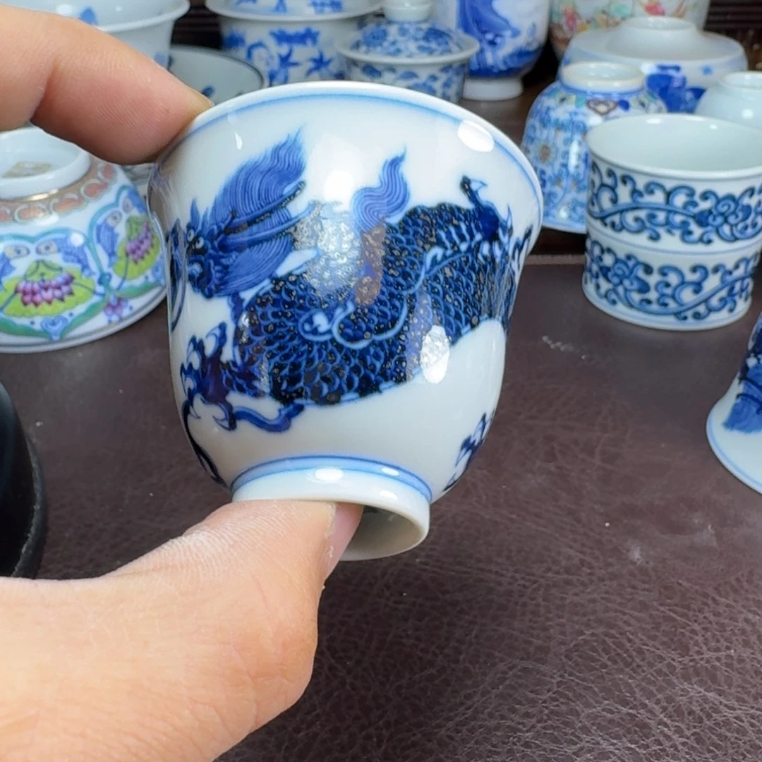 K***K瓷片当代景德镇陶瓷手绘茶具