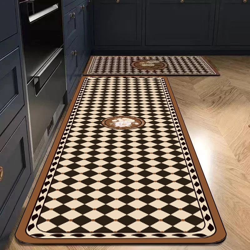 187【40*60+40*120】硅藻泥家用厨房地垫吸水防滑可擦耐脏加厚垫