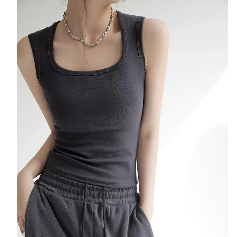 吊带背心女内搭2025夏季大码外穿遮副乳工字宽肩带打底上衣潮