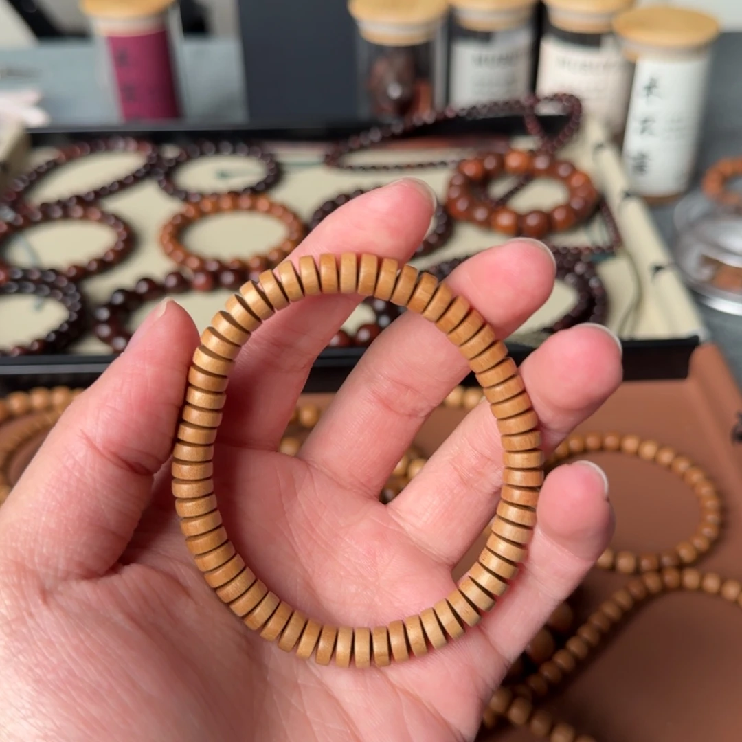 手串/手链檀香木老山檀药片3*7.5