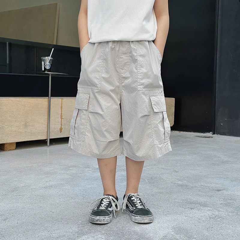 Mast『新风棉 速干』亲子装2025夏季青少年五分裤休闲工装短裤79