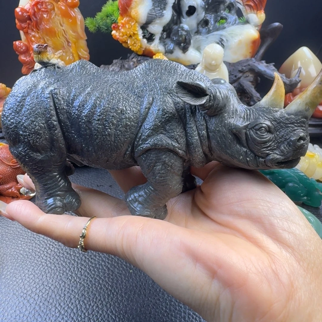 小***石寿山石印石寿山高山三彩 牛气冲天