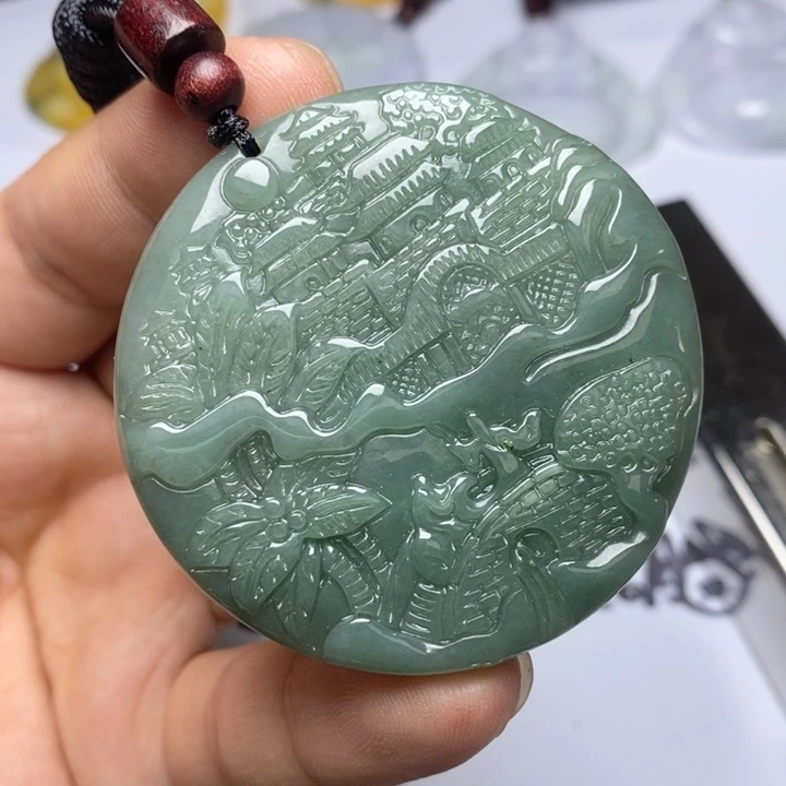 颈饰未镶嵌翡翠翡翠