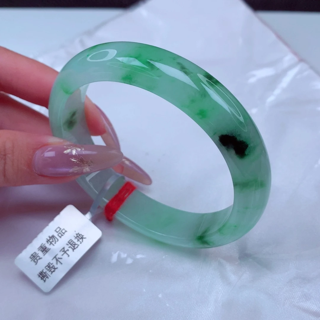 翡翠手镯未镶嵌翡翠56贵妃