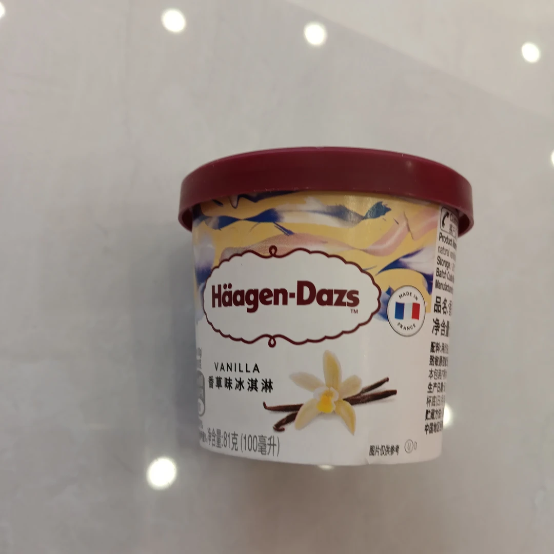 哈根达斯香草味冰淇淋81g