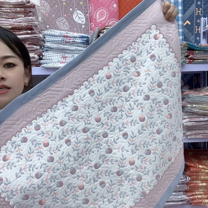 棉会紫色小樱桃纯棉