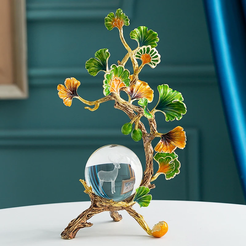 【韵美格】YG-0351幸运珐琅彩手工造型高颜值摆件