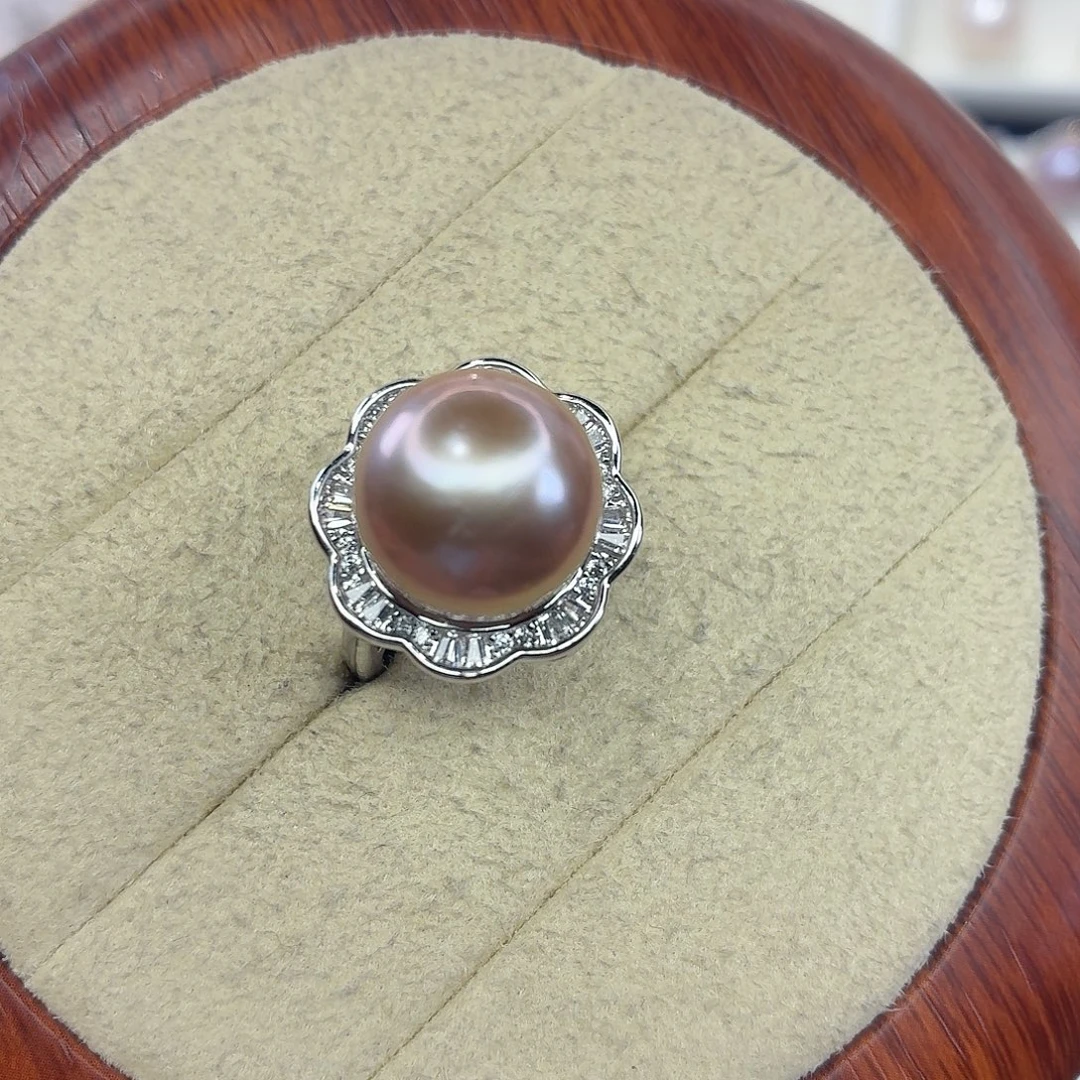 戒指淡水珍珠合金