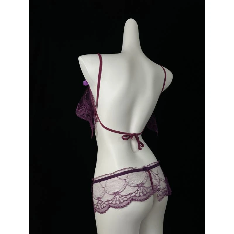 性感仆仆装制服睡裙战袍吊带睡裙镂空日系睡裙后妈连衣裙