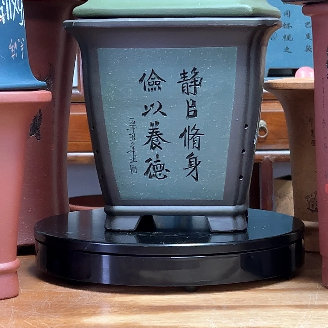 ️***秋紫砂花盆周之夏精品紫砂花盆