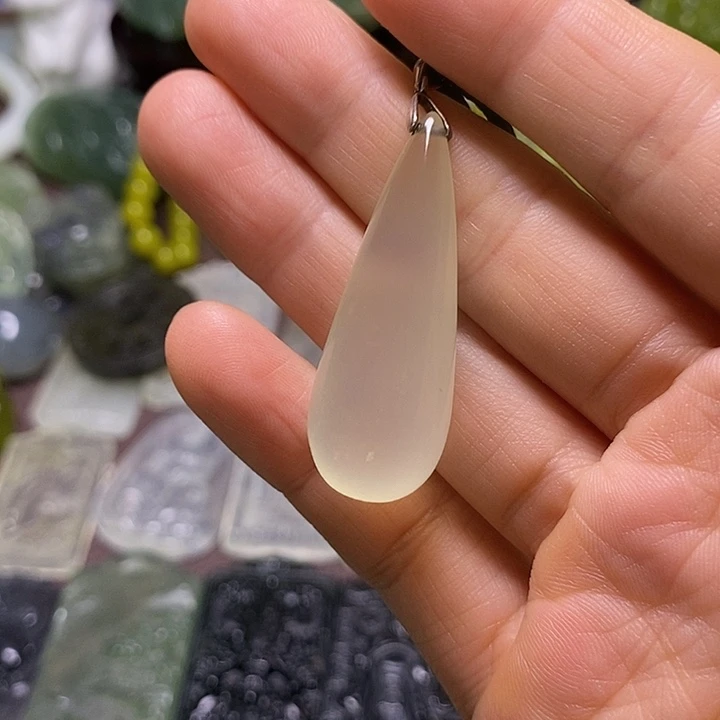 岫玉未镶嵌岫玉挂件