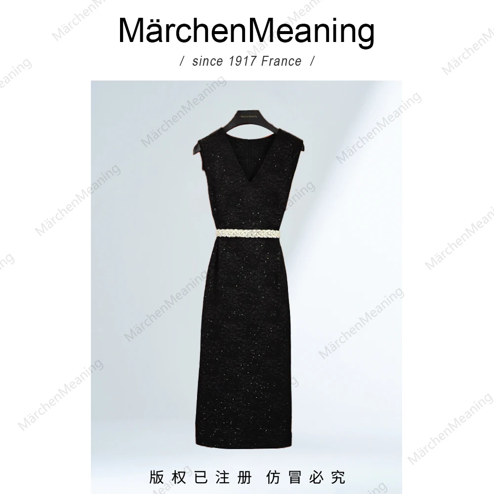 MärchenMeaning新中式国风提花显瘦优雅设计师女装连衣裙静静2