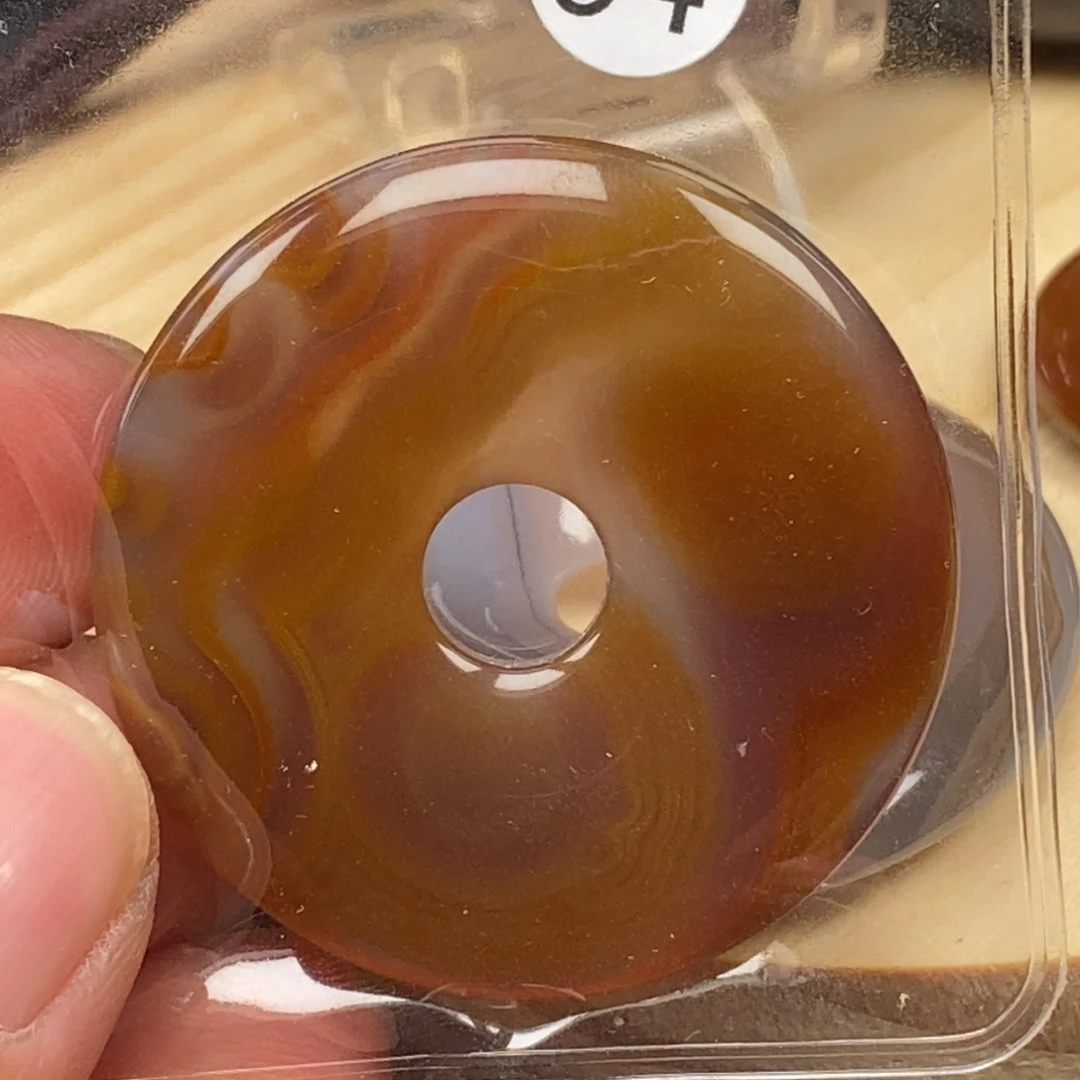 A***界玛瑙/玉髓未镶嵌颈饰挂件