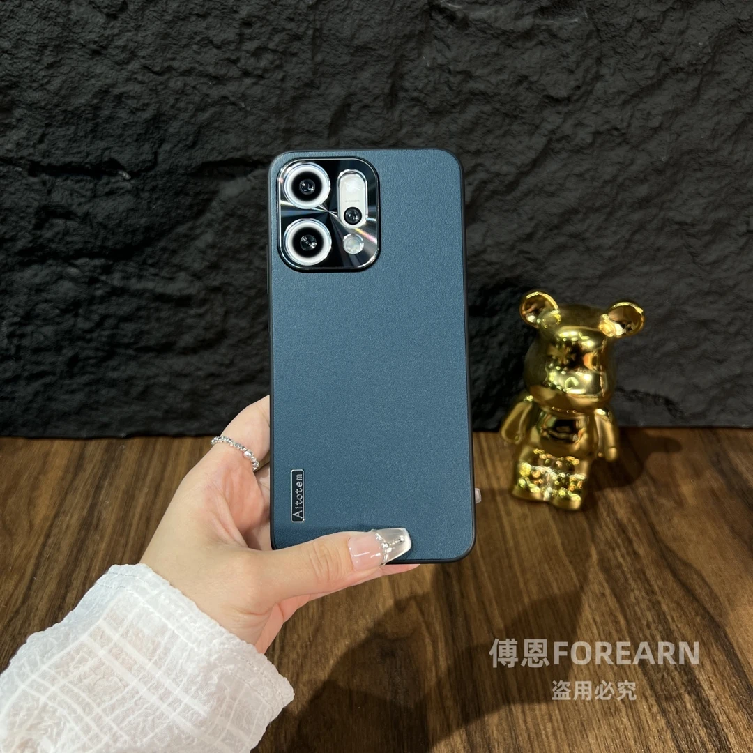 适用于opporeno14手机壳新款reno14pro保护套简约保护壳素皮个性