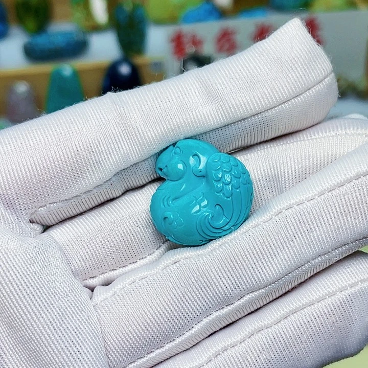 绿松石珠宝奇石未镶嵌
